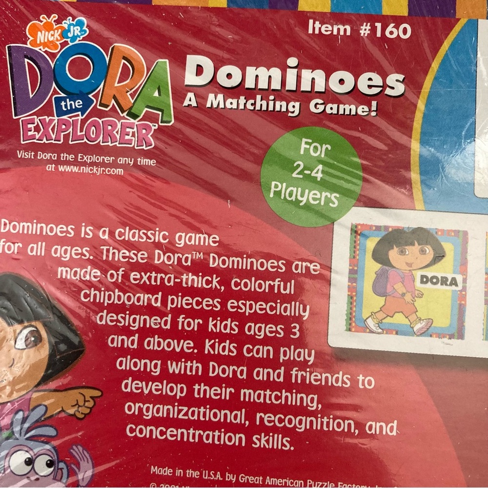 Dora Explorer Nick Jr Dominoes Matching Game - Picture 6 of 8